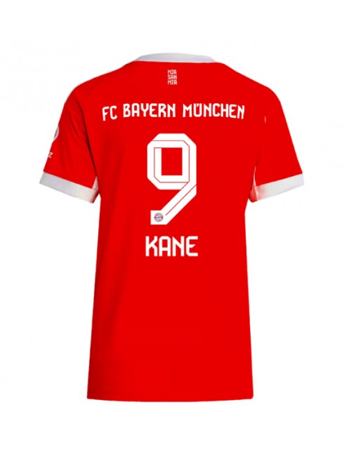 Ženski Nogometna dresi replika Bayern Munich Harry Kane #9 Domači 2025-26 Kratek rokav Ženski Nogometna dresi replika Bayern Munich Harry Kane #9 Domači 2025-26 Kratek rokav